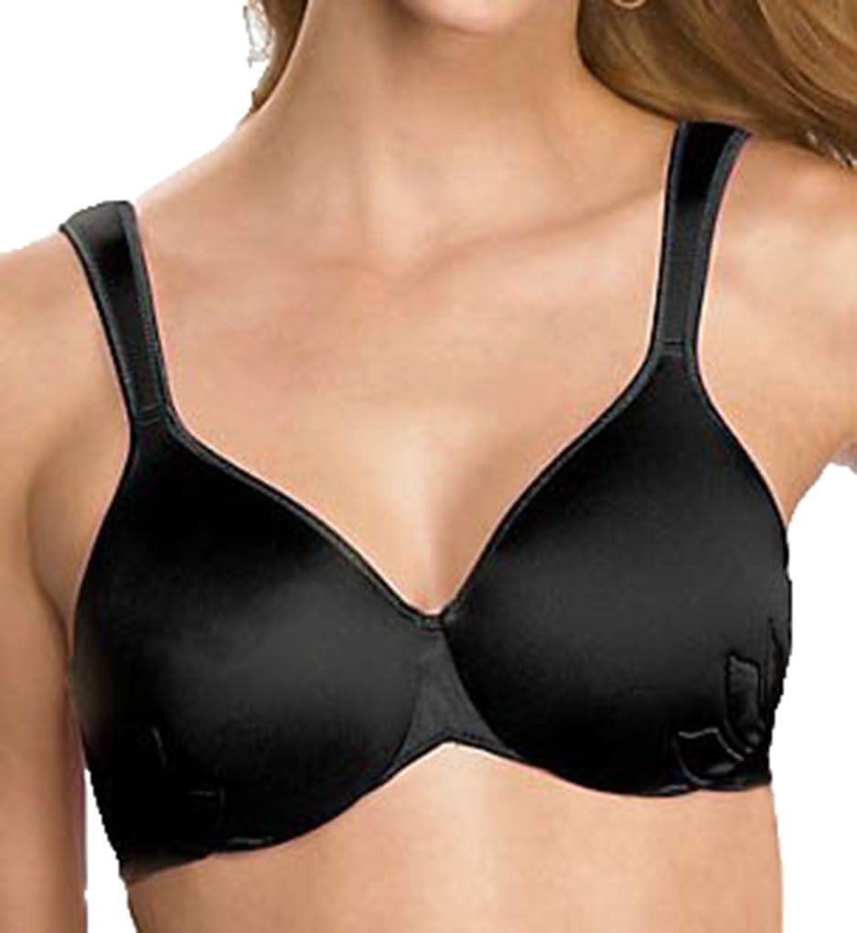 Bali Women's Live It Up Seamless Underwire Bra, Black, 40 DD US