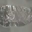 LEIFIDE 50pcs Clear Plastic Gift Bags with Handles PVC Reusable Transparent Totes Bags for Goodie Candy School Birthday Party(7.9 x 11.8 x 3.9 Inch)