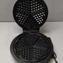 Mueller Heart 5 Waffle Maker, Waffle Iron, Adjustable Browning Control & Nonstick, Cool Touch Handle, Easy to Clean, Small Kitchen Appliances