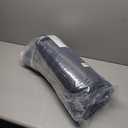 malu Extra Large Reading Pillow- Ergonomic Pillow- Back Pillow for Bed+ Rolling Mat for Neck Support- with Shredded Memory Foam- for Sitting Up in Bed, Couch or Floor