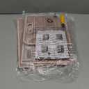 Marbrasse 4 Tier Paper Organizer Letter Tray - Mesh Desk File Organizer with Handle, Paper Sorter Organizer for Letter/A4 Office File Folder Holder (Pink, 12.6" x 9.1" x 10.7")