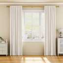 YaFex Curtain Rods 32-118 Inch, Heavy Duty 1 Inch Adjustable Curtain Rod for Windows, Gold Long Window Treatment Rods, Modern Design, Easy Installation