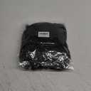 Barelove Women's Faux Fur Leg Warmers, Plush Soft Furry Fluffy Winter Long Boot Cuff Wrist Covers Boots Sleeves (Black, 7.9)