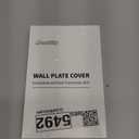 Compatible with Google Nest Thermostat 2020 Wall Plate Cover, Nest Thermostat Trim Kit, Nest Thermostat Wall Plate Cover, Nest Thermostat Accessory Easy Installation - Snow