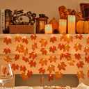 JOYIN Thanksgiving Decorations Branch Light with Maple Leaves, Total 21.3FT Fall Leaves Decor String Lights, Thanksgiving Maple Leaf Decorative Lights for Home, Indoor, Outdoor, Party Supplies