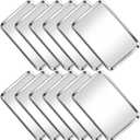 12 Pcs Baking Sheet Set, HKJ Chef Nonstick Stainless Steel Cookie Sheet Baking Pan and Baking Tray for Oven, Size 16 x 12 x 1 Inch, Non Toxic & Easy Clean & Heavy Duty