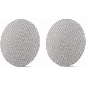2 Pcs 58mm Espresso Puck Screen Stainless Steel, 1mm Thickness Reusable Coffee Filter Mesh Plate for Espresso Portafilter Filter Basket (58mm,150m)