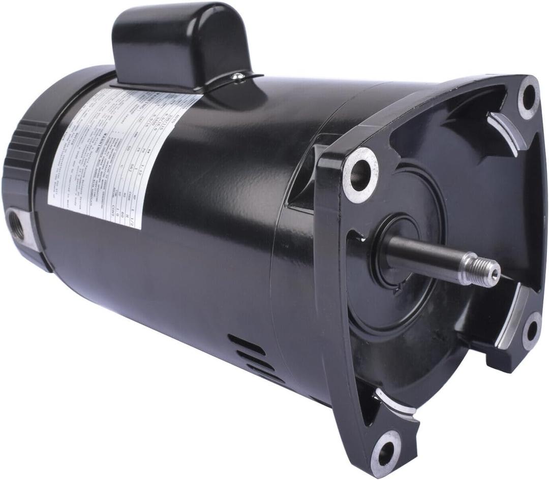 B2854 Pool Pump Motor,1.5 HP Compatible with Century/Smith Pool Pump Motors. Square Flange, 3450 RPM, 230/115 Volts, 8.0/16.0 Amps, 56Y Frame, PSC, ODP Housing, 1.1 Repair Factor