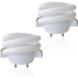 MLS13GUS 13W T3 Spiral 2700K Soft White , GU24 Twist and Lock Base Light Bulb, Replace for Maxlite MLS13GUSWW, TCP 33213SSP, 2Pack
