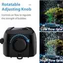 Uniclife Aquarium Air Pump Dual Outlet Fish Tank Aerator with Accessories for 5-200 Gallon Tank