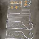 Collections Etc Shell Toilet Paper Holder and Stand with Scrolling Deisng- Bathroom Décor