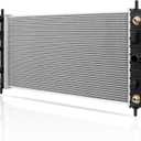 KUIPERAUTO Aluminum Radiator W/Oil Cooler Compatible for 2004-2010 Chevrolet Malibu Compatible for 2005-2010 Pontiac G6 Compatible for 2007-2008 Saturn Aura 3.5L 3.9L V6 Replace# CU2727 CU2851
