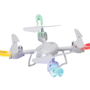 Sky Rider X-35 Firefly Quadcopter Drone with Wi-Fi Camera & LED Lights - White