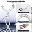 3 x Carplay Cable 3FT+6FT for iPhone 15/16, 15 Pro Max/15 Plus, USB A to USB C Cable for Carplay USB C Cord, iPad 10th, iPad Pro 12.9/11, iPad Air 5/4th Charger Cable for Carplay USB C Cord