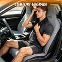 2 Pack Towel Car Seat Covers, Waterproof Washable Front Seat Protectors with Soft Terry Cloth, Non-Slip Backing, Universal Fit for Cars SUVs Trucks,Gym,Beach,Pets, Kids,Road Trips (Gray)