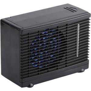 KIMISS Portable AC for Car, Portable Air Conditioner DC 12V Car Truck Home 20 x 11 x 15cm 2 Speed Adjustable Mini Fan Small Air Conditioner for Home Desktop