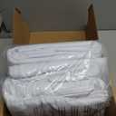 Amazon Basics 4 Piece Bed Sheet Set, 100% Cotton Jersey, Includes Super Soft, Flat and Fitted Sheets, Pillowcase, King, White, Solid