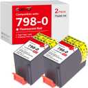 CLREEGRI Remanufactured SL-798-0 XXL 798-0 Red Ink Cartridge PB 798-0 Compatible with SendPro C200 C300 C400 Postage Meters (2-Pack, 35ml*2)