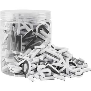 Decorative Magnetic EVA Alphabet Letters/Arabic Numerals for Refrigerator/White Board (117pcs Letters White)