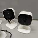 Tapo 1080P Indoor Wired Security Camera - Works as a Baby & Pet Monitor, Motion Detection, 2-Way Audio, Siren, Night Vision, Subscription-Free Local or Optional Cloud, Works with Alexa, C100(4-Pack) (White)