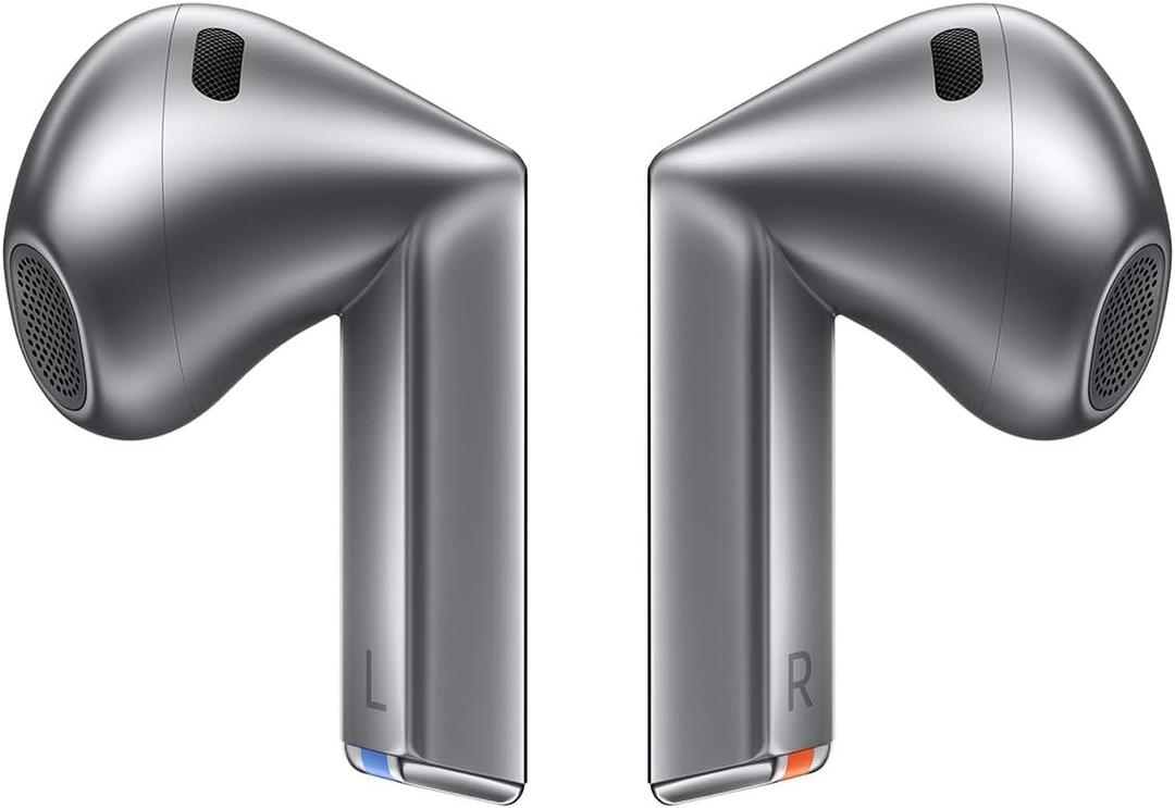 SAMSUNG Galaxy Buds 3 AI True Wireless Bluetooth Earbuds, Open Type Fit, Active Noise Cancellation, 360 Audio, Touch Control, Silver [US Version]