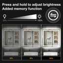 30x30 LED Bathroom Mirror with Lights, Lighted Vanity Mirror for Wall