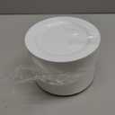 FOCUSLINE 100 Count White Plastic Dessert Plates 7 Inch, Disposable Heavy Duty Plastic Plates for Weddings, Parties and Events