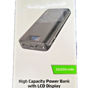 ZGEAR High Capacity Power Bank with LCD Display 20000 mAh
