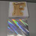 weallbuy Large Letter Piggy Bank for Kids Boys Girls Wooden Personalized Piggy Banks A-Z with Target Area Clear Alphabet Banknote Coin Banks for Gift Decoration Baptism (F)