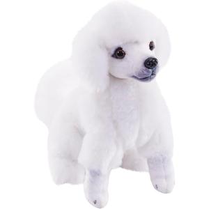 Wild Republic Rescue Dog, Poodle, Stuffed Animal, with Sound, 5.5 inches, Gift for Kids, Plush Toy, Fill is Spun Recycled Water Bottles, White