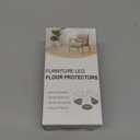 24 Pcs Chair Leg Floor Protectors for Hardwood Floors Silicone Covers to Protect Wood Tile Floors Felt Bottom Furniture Leg Caps Anti-Scratch Reduce Noise (Fit:1.3"-2")