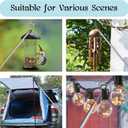 Clothes Hook Pole, Adjustable from 28 inches to 74 inches, Sponge Handle,Pick up Clothes from high Places,Closet Coat Rack Hook Rod, Used for Blinds Closets Ceilings, Strong Yet Lightweight.