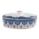 Bico Ceramic 8.8 inch Tortilla Warmer, Tortilla Server with Lid, Taco Holder for Mexican Fiesta Party, Taco Tuesday, Microwave and Dishwasher Safe