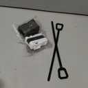 2 Pack X Launchers, Only Compatible with X Right-Spin Tops, Right Winer Launcher for 1-2 Players(Black+White)
