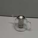 HIWARE 1000ml Glass Teapot with Removable Infuser, Stovetop Safe Tea Kettle, Blooming and Loose Leaf Tea Maker Set (33 oz)