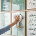 6Pcs Mental Health Canvas Wall Art Green Boho Psychology Therapy Print Artwork Inhale Exhale Inspirational Quotes Painting Pictures Wall Decor for Bedroom Office Home Decoration 12x16In Unframed (16L"x12W")