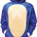 Unisex Kids Halloween Funny Hoodies Cute Print Pullover with Pocket 4-14 Years (L)