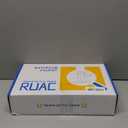 RUACQ Waterfall Bathroom Faucet,Single Handle Bathroom Sink Faucets for 1 or 3 Hole, Stainless Steel Washbasin Mixer Tap with Deck,Pop-up Drain and Supply Hoses (Chrome)