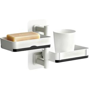 Simple rotatable Multilayer Drain soap Box Bathroom Kitchen Sink Shelf Non-Punching Sponge Shelf Cup Toiletries Shelf
