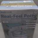 Jool Baby Real Feel 2-in-1 Potty with Wipes Storage, Flushing Sounds & Disposable Liners - Realistic Toilet - Easy to Clean & Assemble (Aqua)