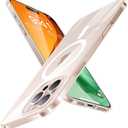 TORRAS Magnetic Slim Fit for iPhone 16 Pro Case 6.3 inch, Ultra Thin 16 Pro Case Compatible with MagSafe, Lightweight Matte Anti Scratch Hard PC Cover Phone Case for iPhone 16 Pro Origin Fit, Clear