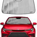 Pigenius Windshield Sun Shade for Toyota Corolla Hatchback 2019-2025, Corolla Sedan 2020-2025, GR Corolla 2023-2025 - AstraGuard