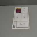 Bates Duplex Wall Outlet Covers - 10 Pack, White Wall Plates