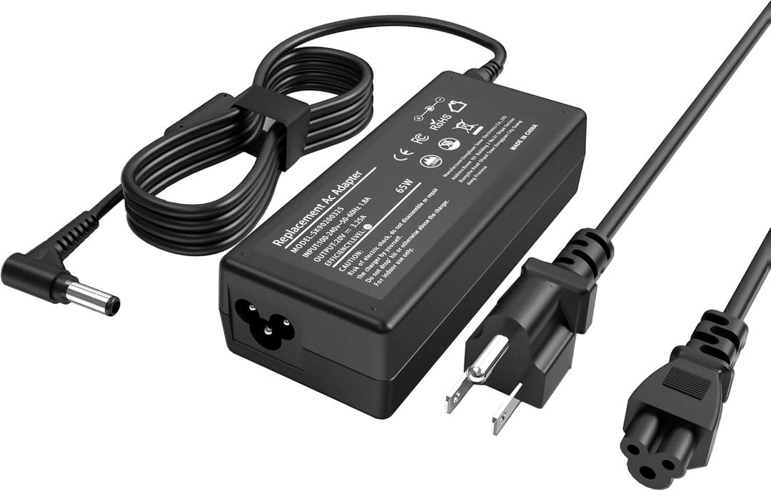 65W Charger Compatible with Lenovo IdeaPad 1 3 5 1-14 1-15 1-17 3-14 3-15 5-14, IdeaPad 110 110S 310 320 330 330s 510 520 530s 710s S145 S340 S540 L340 V14 V15 V17,Flex 4 5 6 14 15 Adapter