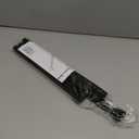 Black Tension Curtain Rod 28 to 48 Inch Spring Rod No Drilling Adjustable Shower Curtain Rod for Windows, Bathrooms, Closet, Kitchen