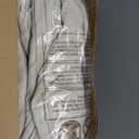 SUNROX Gel Memory Foam Chair Cushions, FadeShield Water-, Stain-Resistant Durable Reversible Seat Cushion Pads with Ties for Indoor/Outdoor Kitchen Dining Office 17"x16" Set of 6, Cream