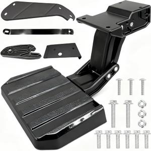 VPC3Z-17A958-D Compatible Bed Step, Retractable Truck Side Step for 2023 2024 2025 Ford F-250 F-350 Super Duty, Left Driver Side, Folding Aluminum Alloy Bedstep