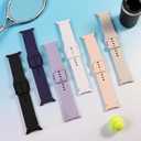 Silicone Bands Compatible with Samsung Galaxy Watch 8 Band 40mm 44mm/8 Classic 46mm, Waterproof Soft Wristband Sport Strap for Galaxy Watch 8 2025 Women Men