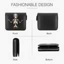 XINNSTAR Genuine Small Wallet for Women, Slim RFID Blocking Credit Card Holder with ID Window, Compact Purses for Women with 24 Card Slots