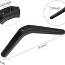 Universal TV Stand, TV Pedestal Feet, TV Stand Legs for 27 28 29 30 32 37 40 55in LCD LED OLED TCL/LG/KONKA Smart TV, Black